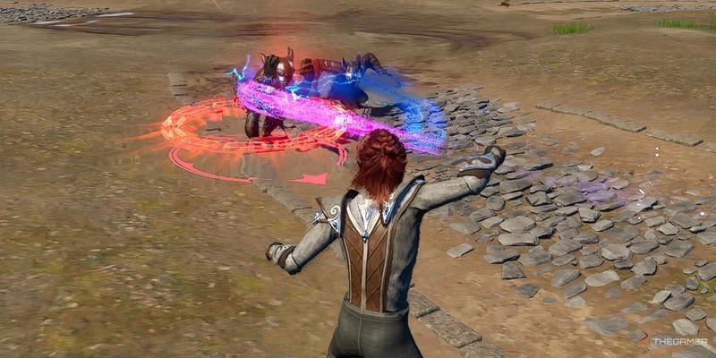 ترفند ریفاند Steam: صحنه ای از گیم پلی Ashes of Creation با جادو و گابلین ها