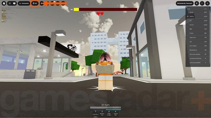 نحوه وارد کردن کدهای فعال Jujutsu Shenanigans در بازی.