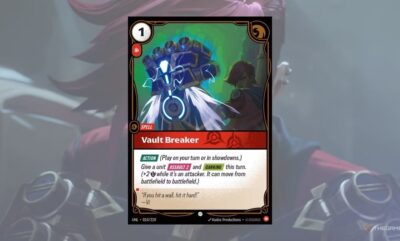 معرفی کارت Vault Breaker Riftbound در مجموعه جدید Unleashed
