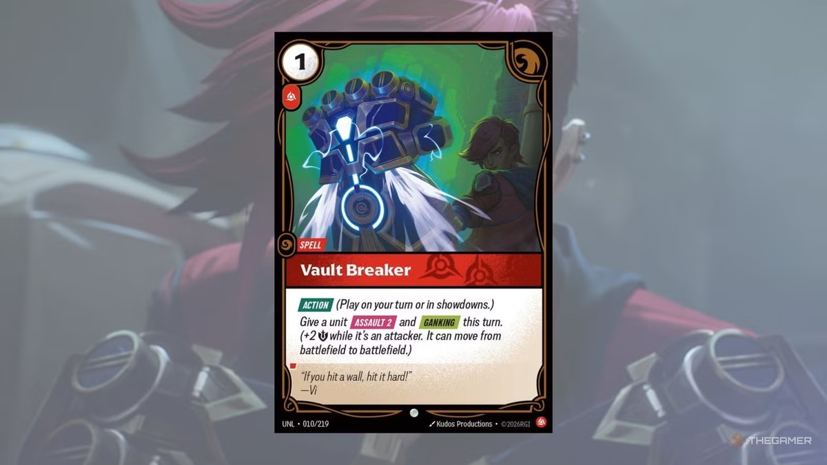 معرفی کارت Vault Breaker Riftbound در مجموعه جدید Unleashed