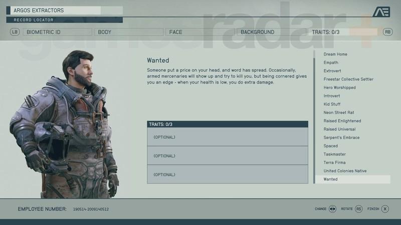 بهترین ویژگی های Starfield: ویژگی Wanted