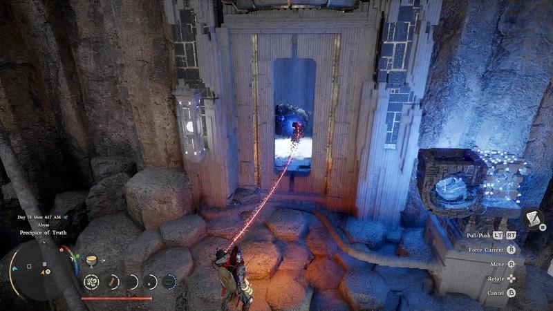 گام پنجم حل پازل Precipice of Truth: فعال سازی فن های دوقلو