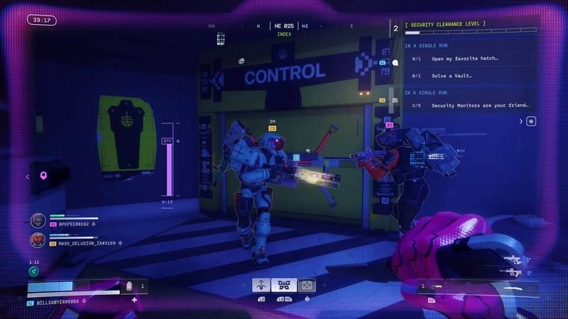 Marathon Cryo Archive نکات - players opening door to Control area