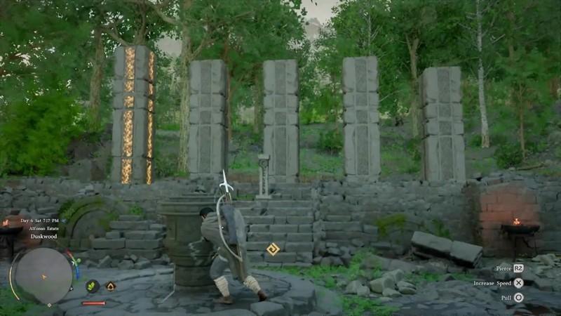 حل پازل Crimson Desert Duskwood Ruins - مراحل حل