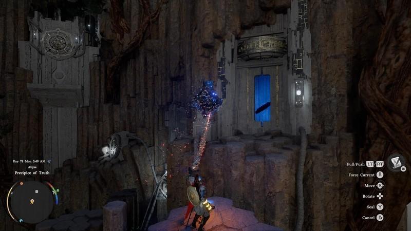 گام دوم حل پازل Precipice of Truth: فعال کردن فن