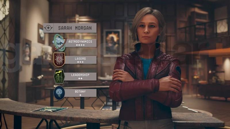 Starfield همراهان و مهارت ها: سارا مورگان