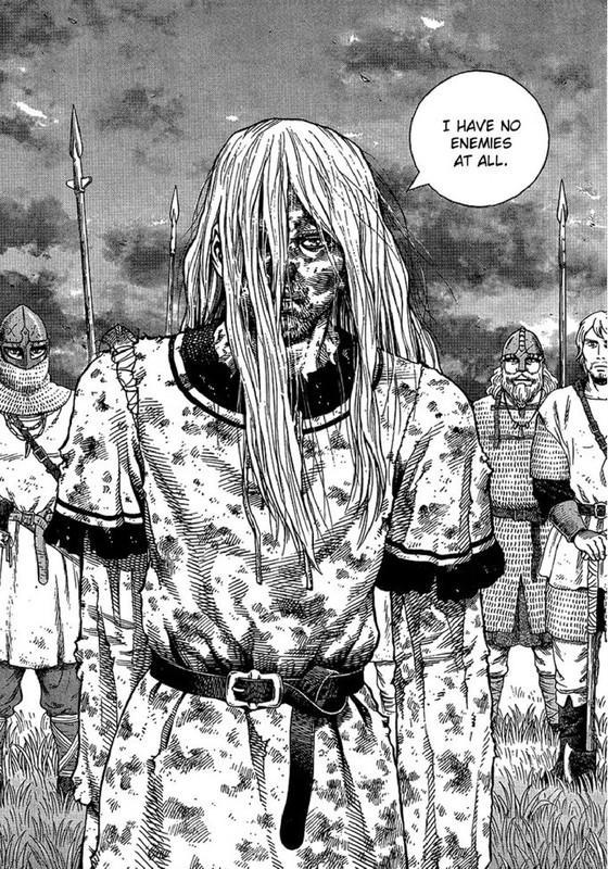 تورفین از Vinland Saga: من دشمنی ندارم، از معروف ترین پنل های مانگا