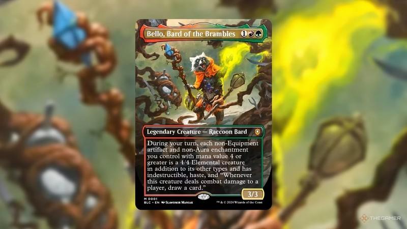 Bello Bard of the Bramble MTG Card from Bloomburrow - بهترین دک های آماده Commander.
