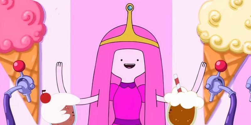 پرنسس بابل گام در قسمتی از Adventure Time بهترین کارتون نتورک به نام Cherry Cream Soda