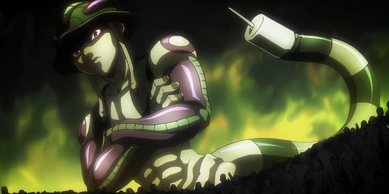 شاه مروئم، یکی از بهترین شرورهای انیمه، به جمعیتی از زیردستان وفادار نگاه می کند.