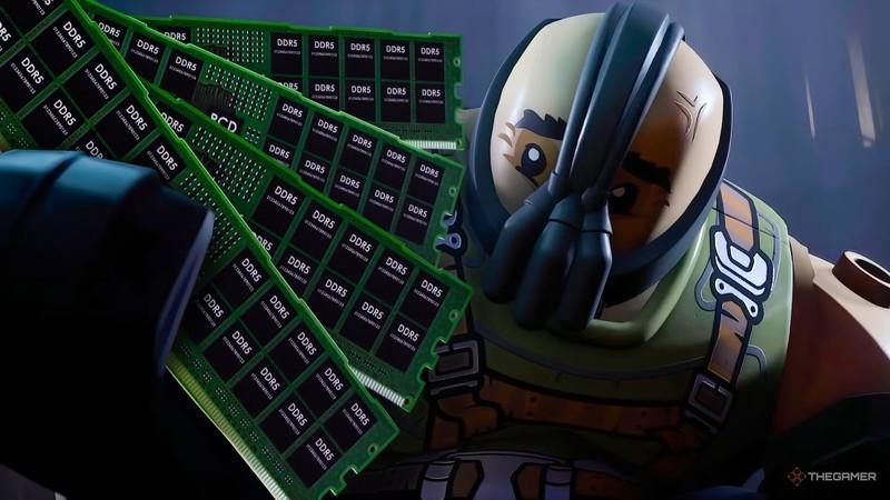 لگو بِین چهار استیک رم در دست دارد، نشانه ای از بهینه سازی بازی