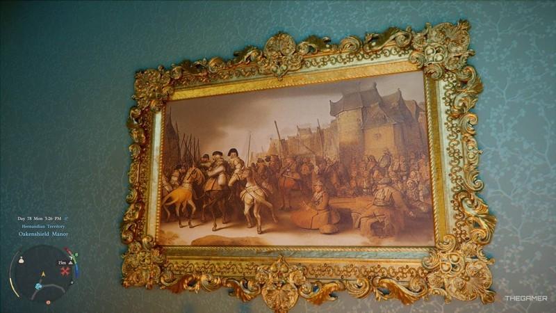 AI generated painting in Crimson Desert و جنجال هوش مصنوعی Crimson Desert.