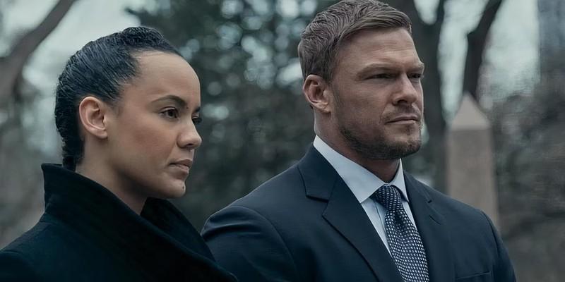 ماریا استن در نقش فرانسیس نیگلی و آلن ریچسون در نقش جک ریچر در فصل دوم Reacher