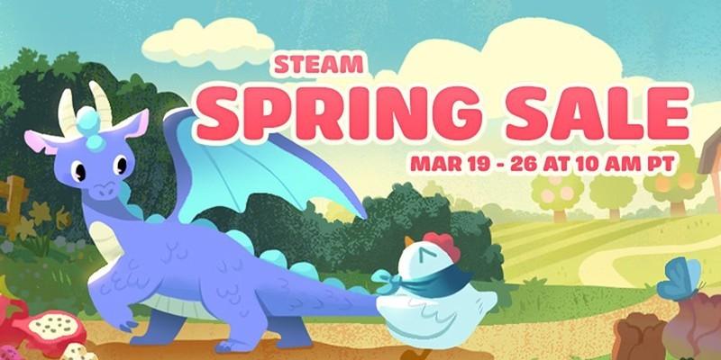 Steam Spring Sale official promo art - استیم آیتم رایگان