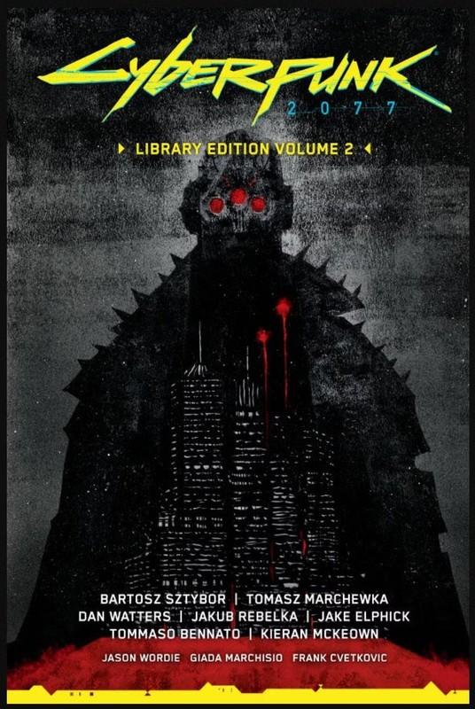 Cyberpunk 2077 کمیک جدید Library Volume 2 cover