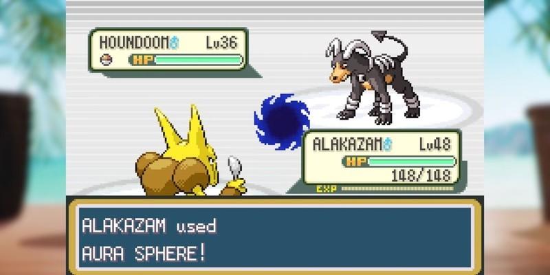 نبرد در نسخه هک Pokémon Phoenix Red