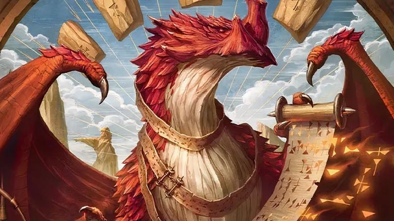 مشکلات Universes Beyond در استاندارد: Lorehold the Historian MTG Artwork.