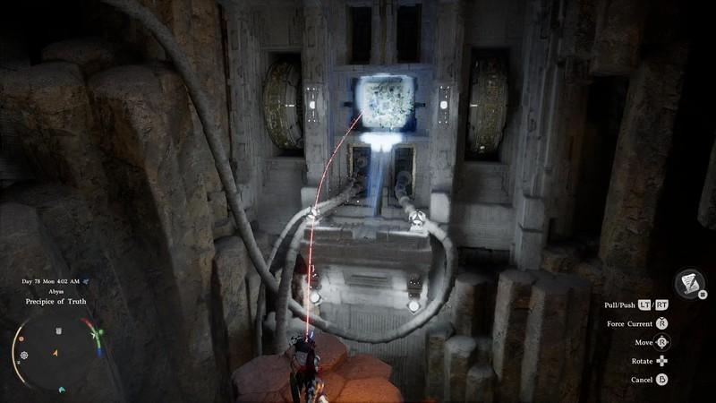 گام سوم حل پازل Precipice of Truth: نصب پنل فشار