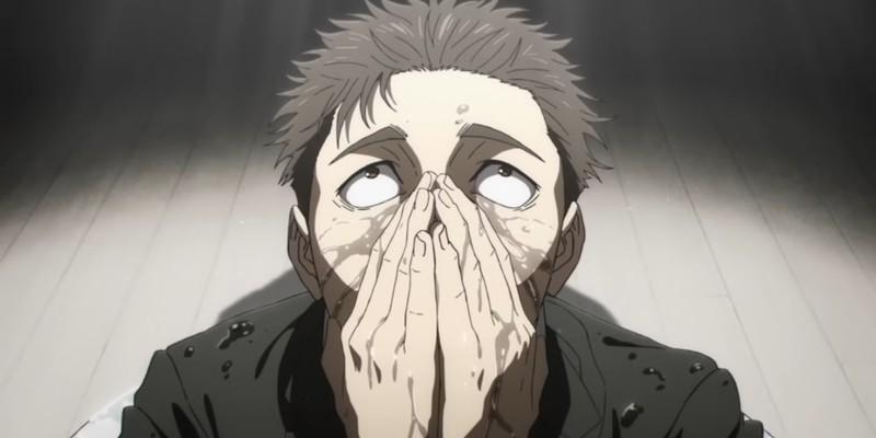 Higuruma from Jujutsu Kaisen Season 3 looking stressed - Jujutsu Kaisen کی مرد کی زنده ماند