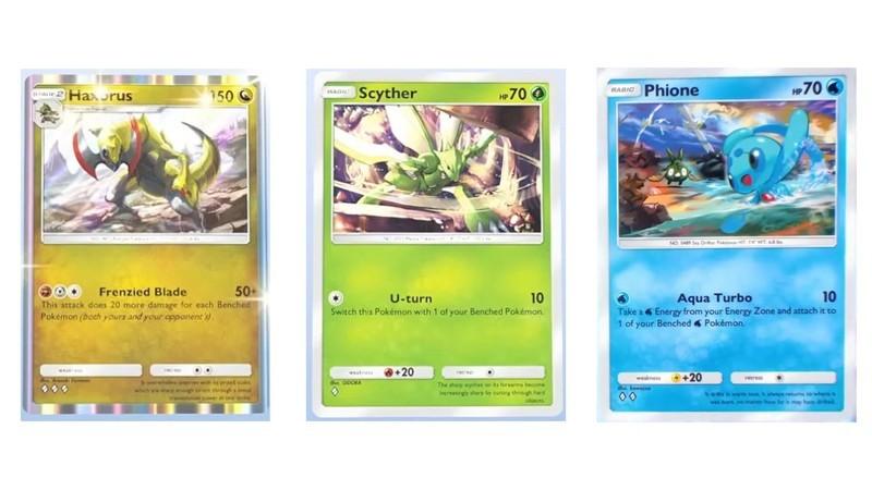 کارت هایی از بازی Pokemon TCG Pocket Mega Shine.