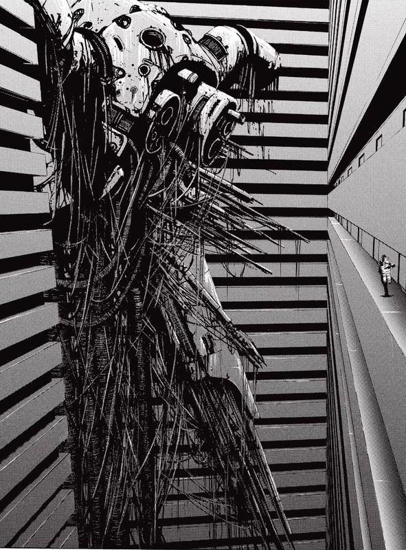 بهترین پنل مانگای Blame!، از معروف ترین پنل های مانگا