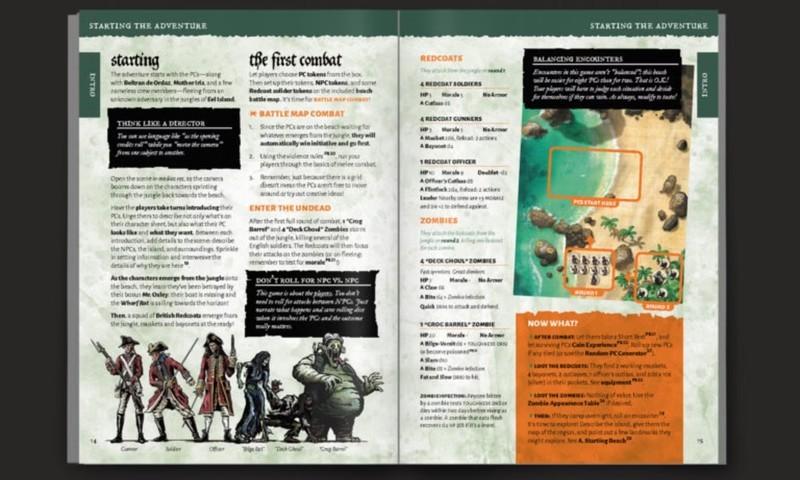 صفحه راهنمای شروع بسته شروع Pirate Borg – بررسی بسته شروع Pirate Borg