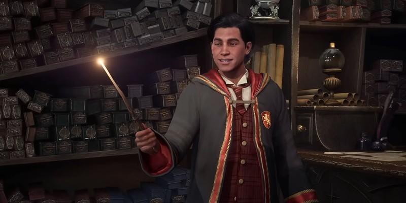پسری با چوب دستی در اولیواندر در بازی Hogwarts Legacy - فرصت Hogwarts Legacy دانلود رایگان