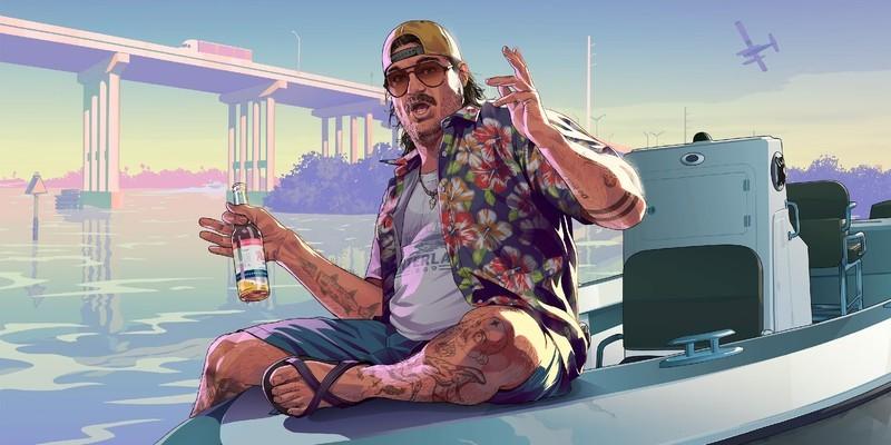 آرت ورک GTA 6 از مردی روی قایق، بحث درباره پایان لودینگ GTA 6