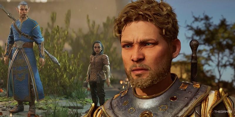 مقایسه Baldur's Gate 3 و Solasta 2: تصویر بلین در Solasta 2 روی عکسی از زوئی و یک جادوگر الف در بخش ساخت شخصیت.