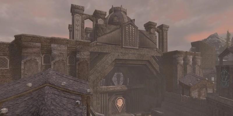 یه قلعه ی بزرگ در مود داستانی Skyrim Lordbound