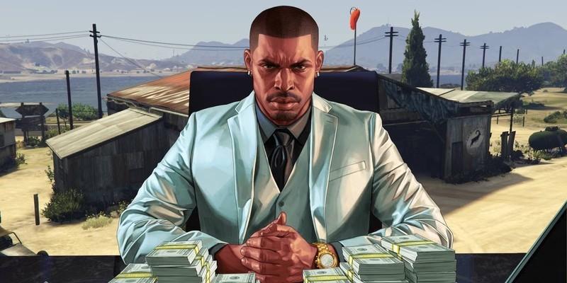 شخصیت ثروتمند GTA Online با پول در کنار Mckenzie Field Hanger. آموزش دریافت ماشین رایگان GTA Online