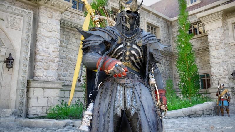 کلیف دستکش های The Great Thief را در Crimson Desert پوشیده است. راهنمای پلاتینیوم Crimson Desert برای جمع آوری آیتم ها.