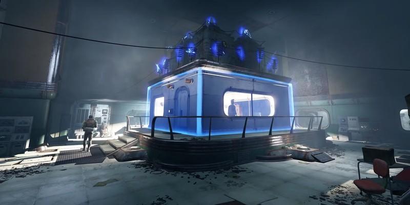 سلول لورنزو در کوئست The Secret of Cabot House در Fallout 4، شبیه یک Fallout 4 اتاق مخفی است.