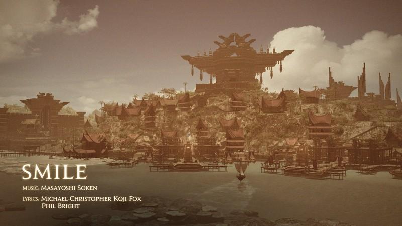 هدیه دادن در Final Fantasy 14 - تصویر از یک ایموت لبخند در FFXIV