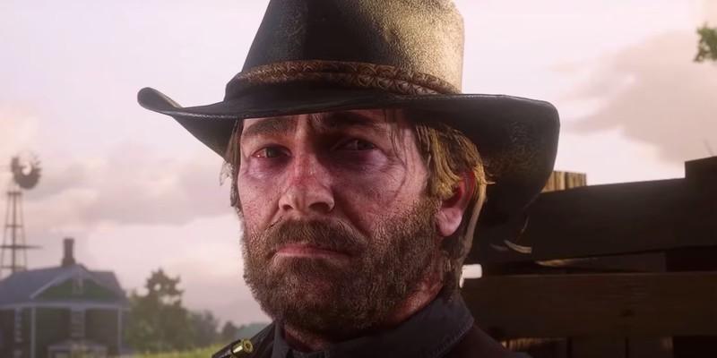 بازی Red Dead Redemption 2 در موبایل: آرتور مورگان که در Red Dead Redemption 2 غمگین به نظر می رسه و به بیماری سل مبتلا شده.