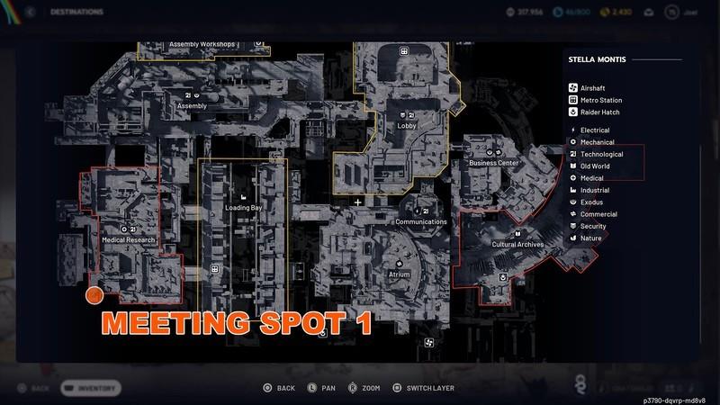 Arc Raiders Furtive Meetings محل های مخفی: مکان اول