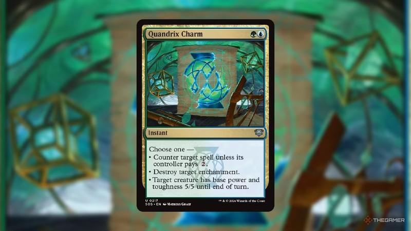 کارت Quandrix Charm MTG از Secrets of Strixhaven - بهترین کارت های Strixhaven Quandrix