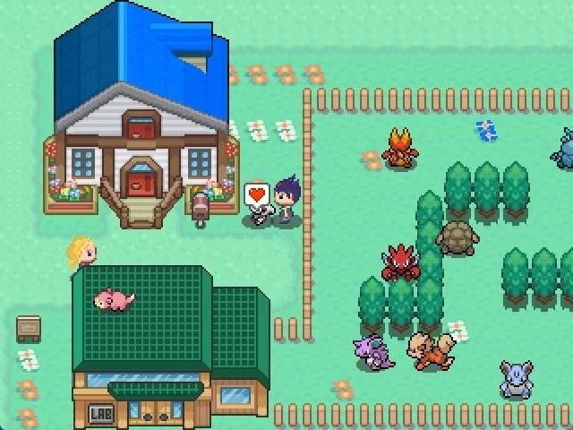 تصویری از گیم پلی Pokémon Prisme را نشان می دهد، دانلود رایگان Pokémon Prisme