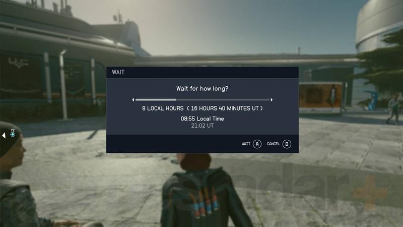 نحوه انتظار در Starfield - تصویر راهنما