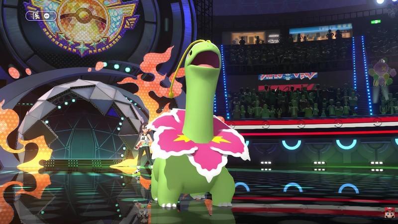 Meganium در بازی افت فریم Pokemon Champions
