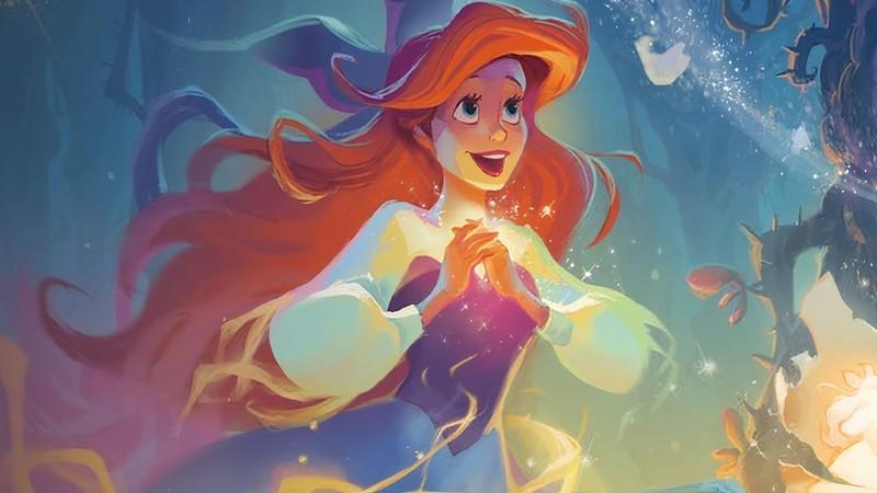 کارت آریل (Ariel) از انیمیشن پری دریایی کوچولو در Disney Lorcana - راهنمای جمع آوری Disney Lorcana.