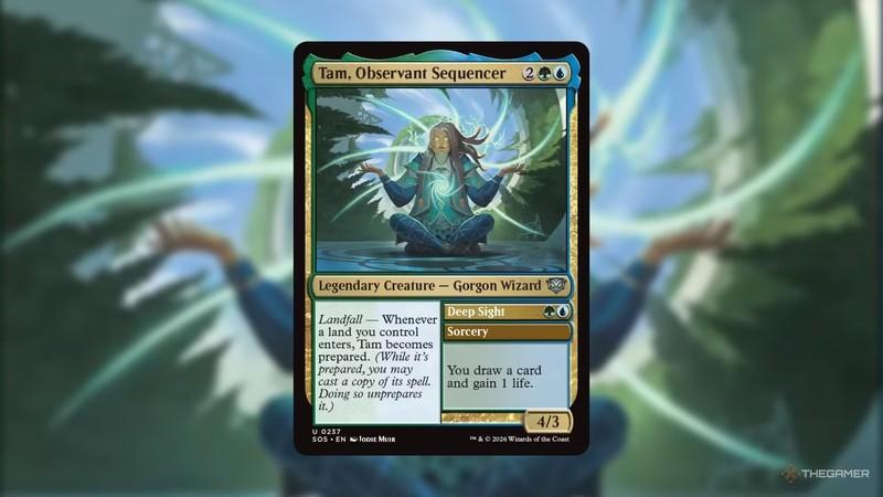 کارت Tam, Observant Sequencer MTG از Secrets of Strixhaven - بهترین کارت های Strixhaven Quandrix