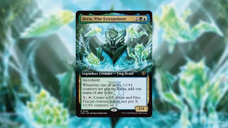 کارت Berta, Wise Extrapolator MTG از Secrets of Strixhaven - بهترین کارت های Strixhaven Quandrix