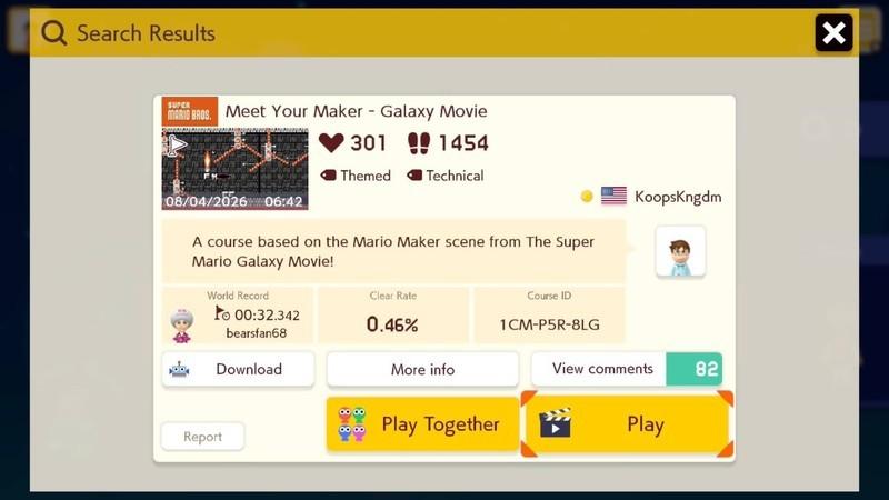 جزئیات مرحله بوزر جونیور در چالش Bowser Jr Mario Maker 2.