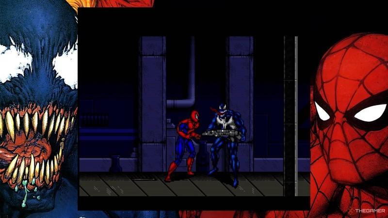 کالکشن بازی Marvel: صحبت کردن اسپایدرمن با ونوم در Separation Anxiety.